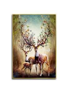 Porcelain Wall Arts with Clock